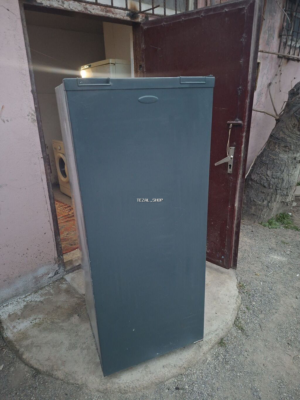 İşlənmiş 1 qapılı Zil Soyuducu Satılır, rəng - Boz