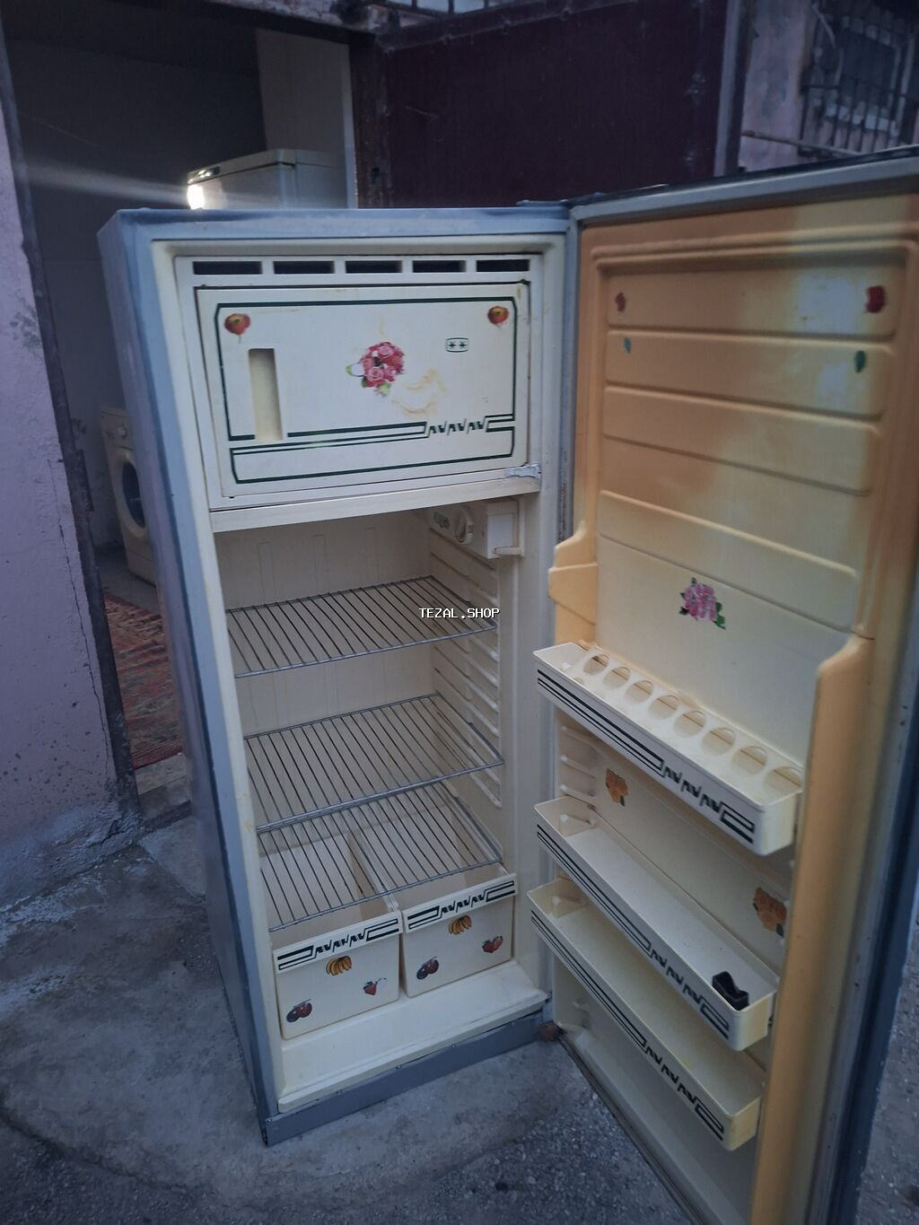 İşlənmiş 1 qapılı Zil Soyuducu Satılır, rəng - Boz - şəkil 2