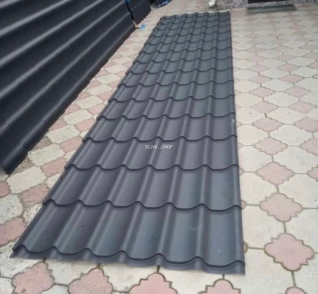 Bu metal kirəmit dam örtüyü üçün nəzərdə tutulmuş, dalğalı profilli - şəkil 2