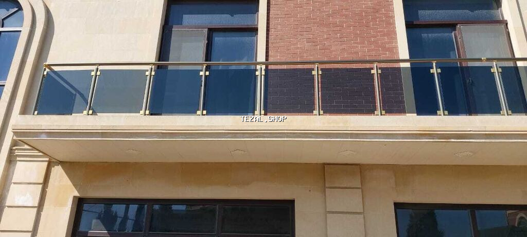 Müxtəlif üslub və dizaynlarda dəmir və şüşə materiallardan hazırlanmış - şəkil 4