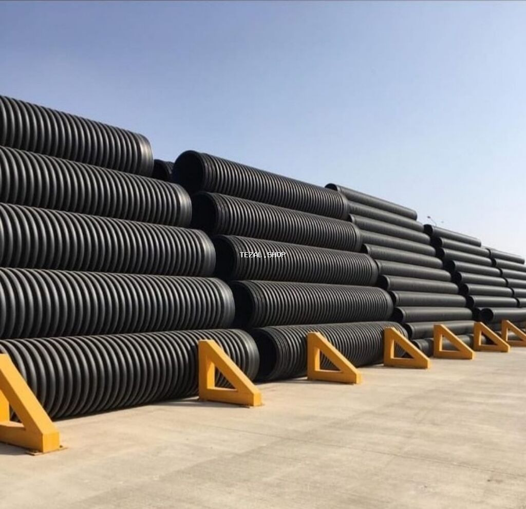 Kanalizasiya borusu, Qofralı, Plastik, 1000 mm, Yeni - şəkil 5