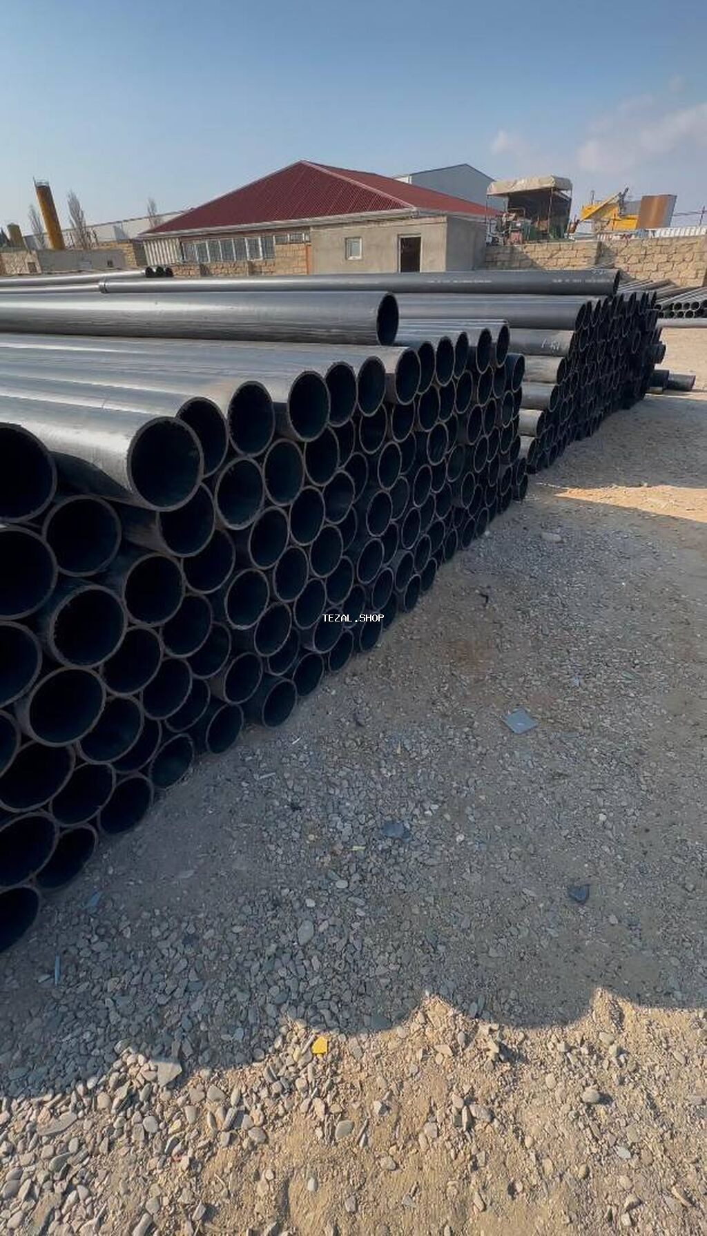 Kanalizasiya borusu, Qofrasız, Plastik, 1000 mm, Yeni - şəkil 4