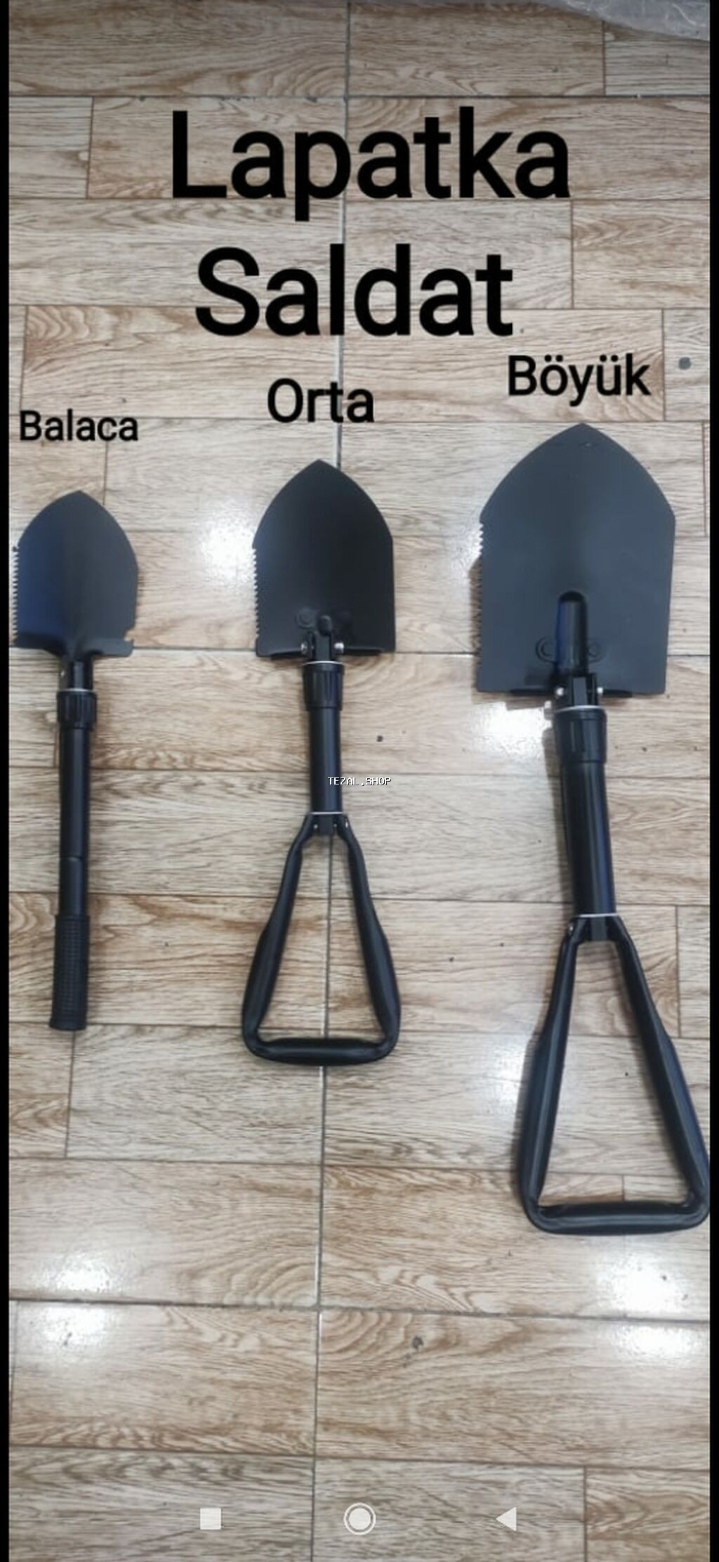 Lapatka saldat 3 cürə topdan aatış qiymətə