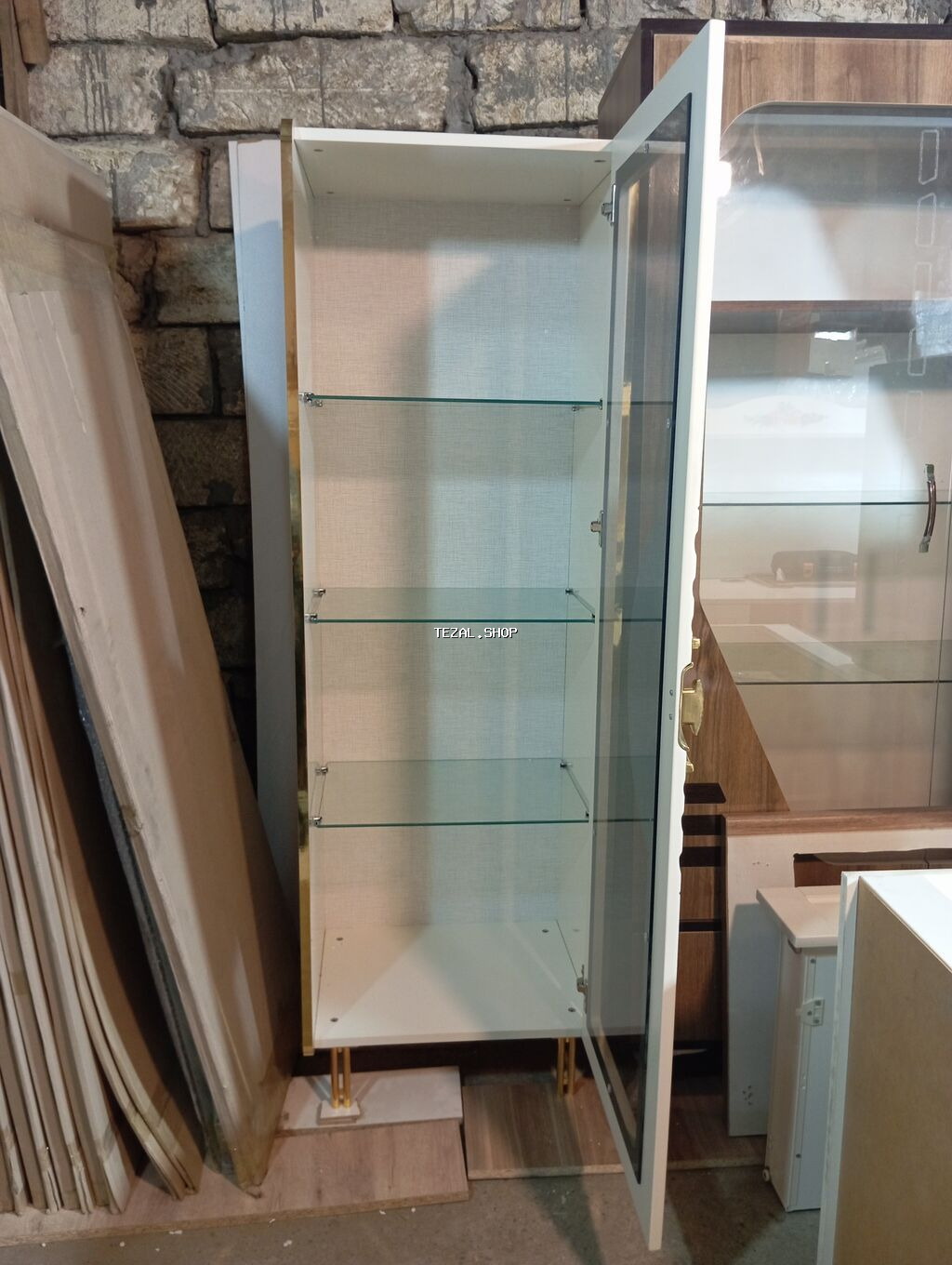 Şüşəli dolab vitrini - şəkil 3