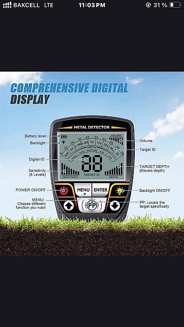 ŞOK ENDİRİM BU QİYMƏTƏ YALNIZ BİZDƏDİR Складной металлодетектор - şəkil 4