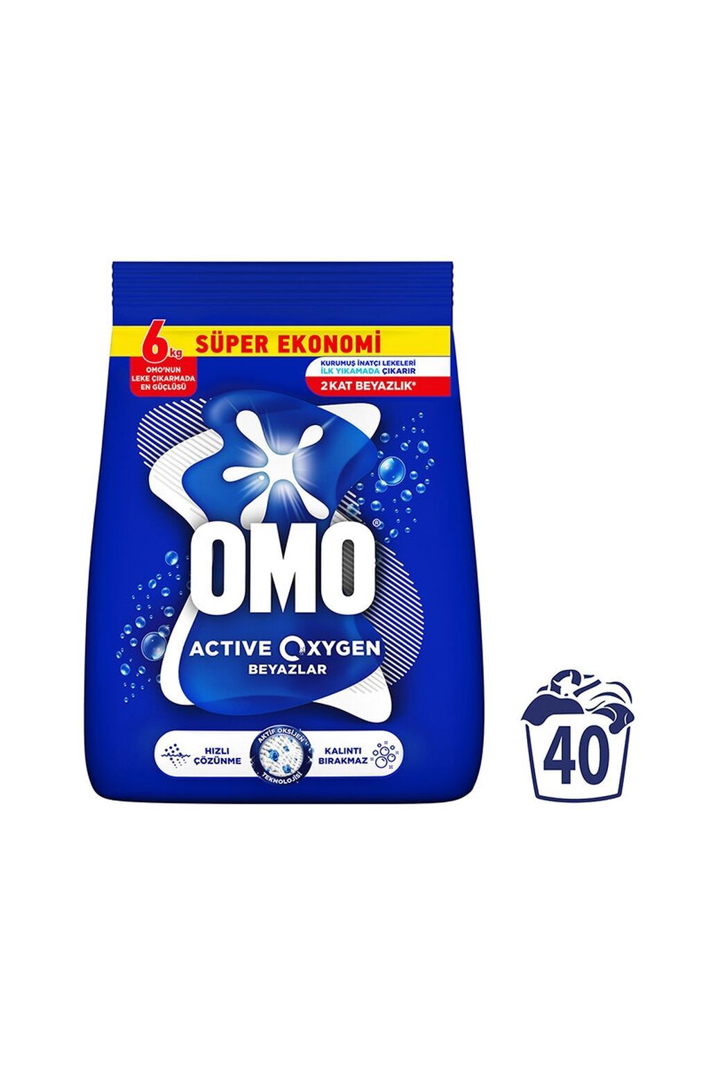 Məhsul: OMO toz yuyucu vasitələri 1) OMO Active Oxygen – Ağlar üçün -