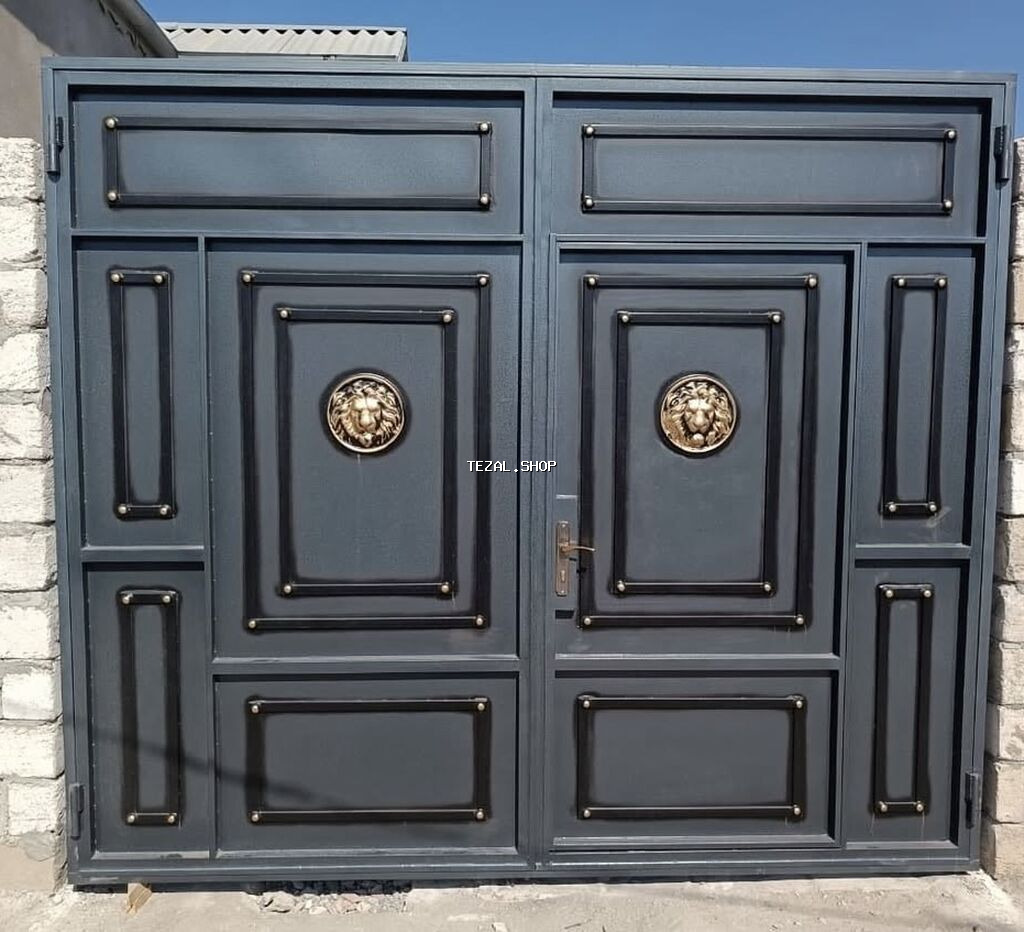 Yeni Həyət darvazası, 3 m, Mexaniki, Qapı ilə, rəng - Ağ, Kredit yoxdur, Ödənişli quraşdırma, Rayonlara çatdırılma, Ödənişli çatdırılma - şəkil 5