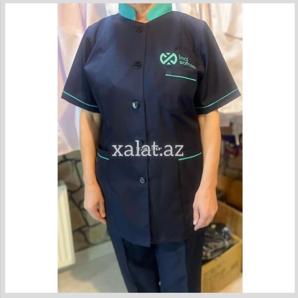 XADİMƏ GEYİMİ🧑🏻‍💼(Tikilişi və Satışı) İnstagram[xalat.az] Tik Tok - şəkil 5