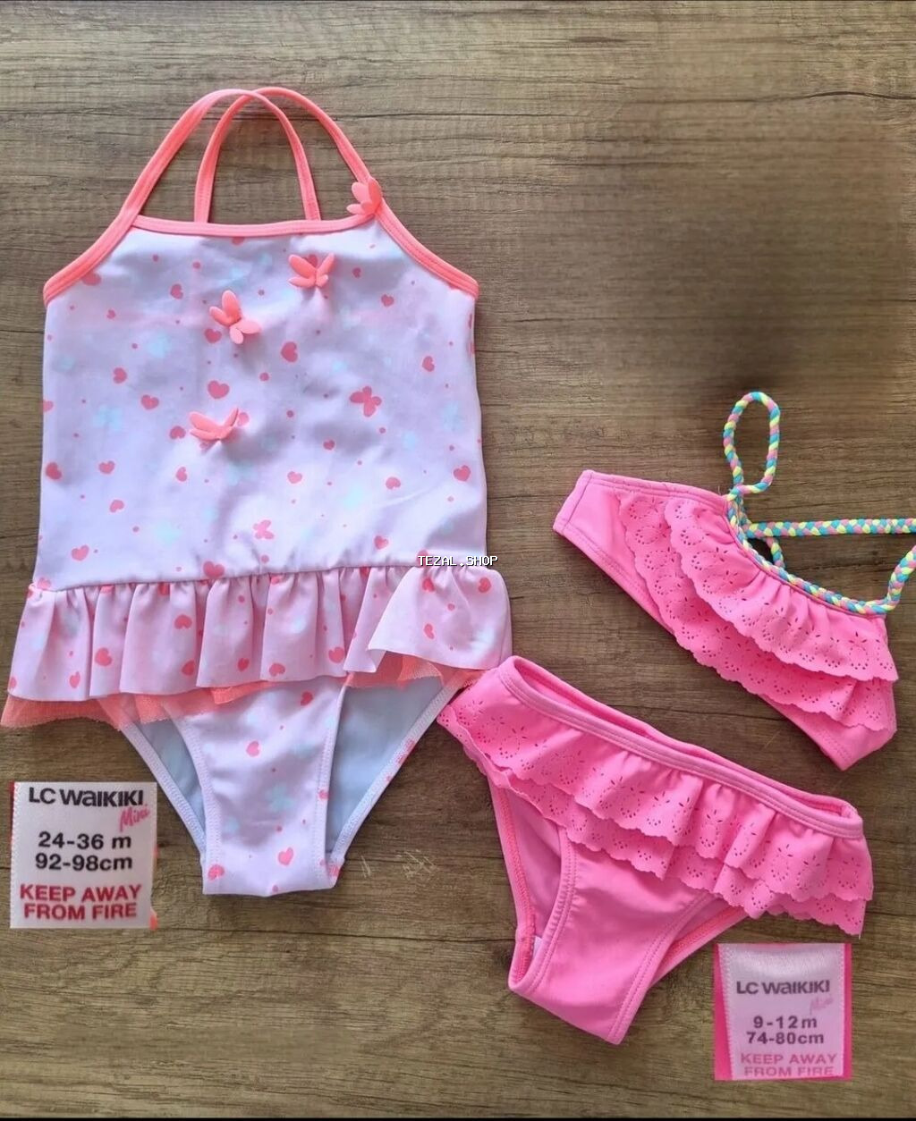 Kupalnik 2 eded yendir.Olculeri diger sekikde qeyd edilib.Olcu kicik - şəkil 2