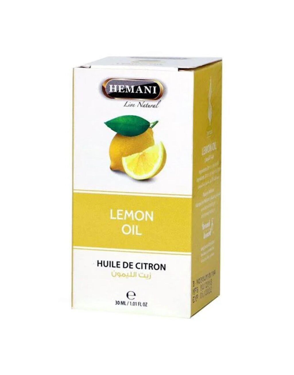 Limonlu bitki yağı Hemani 30 ml Xüsusiyyətlər Brend: Hemani Müalicəvi