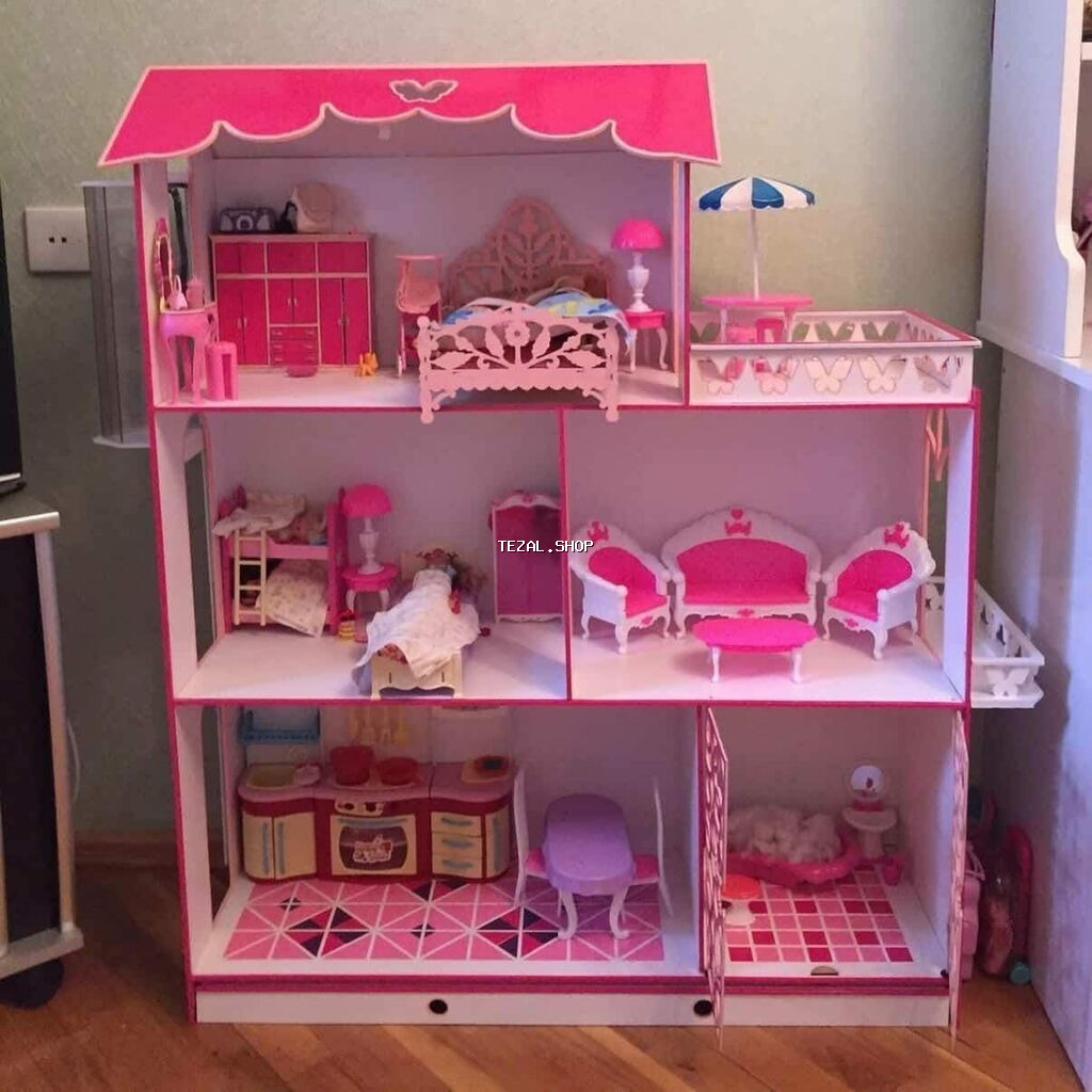 ☀Barbi evi - ici butun oyuncaqlari ile birlikde 100 azn satilir