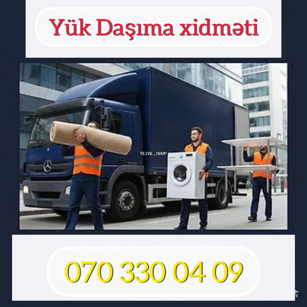 Yükdaşıma xidməti - Mənzil və ofis köçürülməsi üçün yükdaşıma -