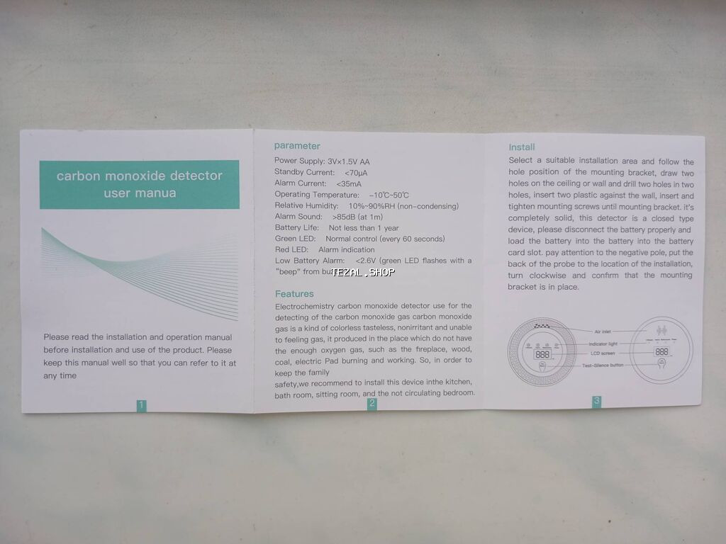 Qaz tustu yangin detektorlar 
Датчики детекторы газа, огня, дыма - şəkil 5