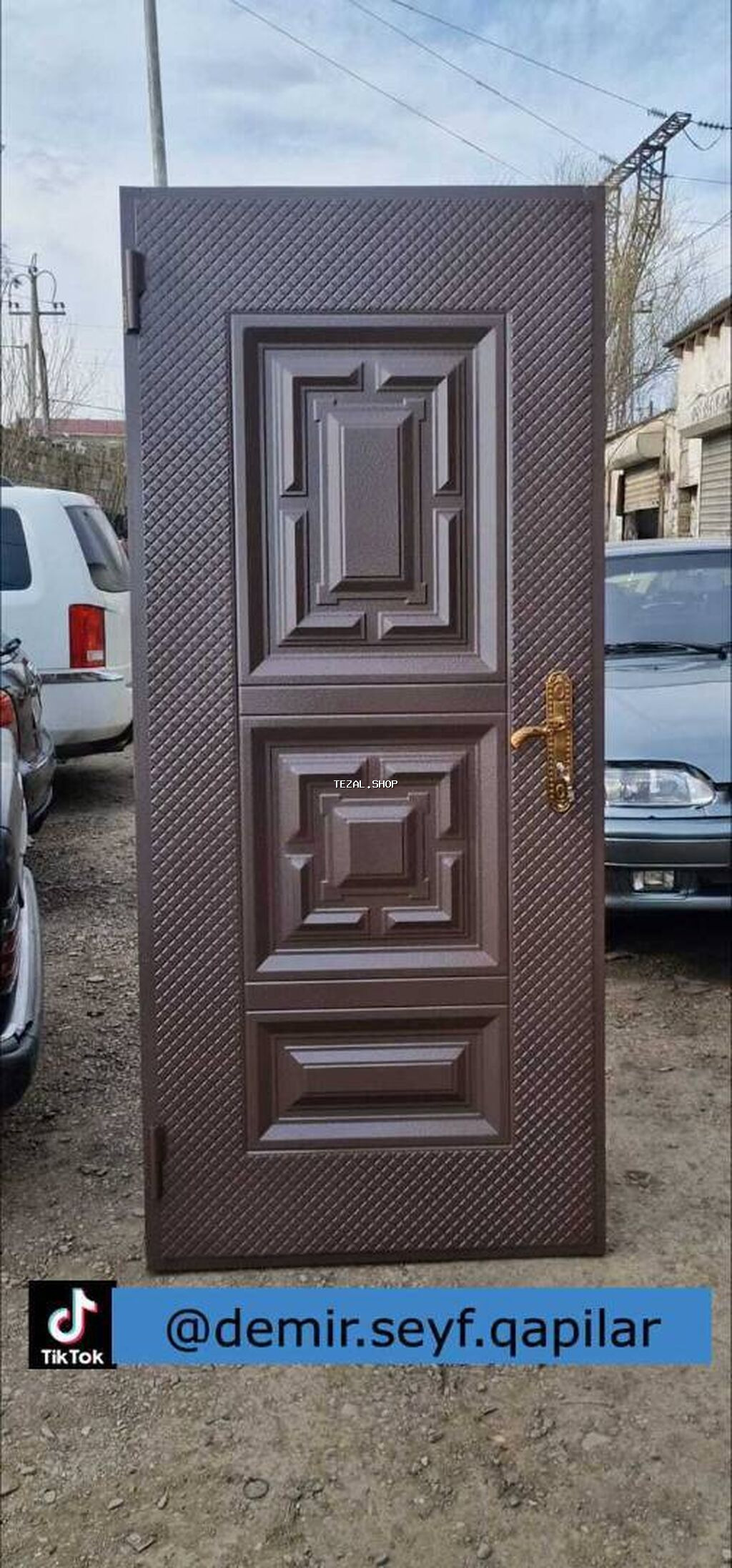 Seyf qapılar Münasib qapılar Dəmir qapı Ev qapıları Çöl qapısı - şəkil 2