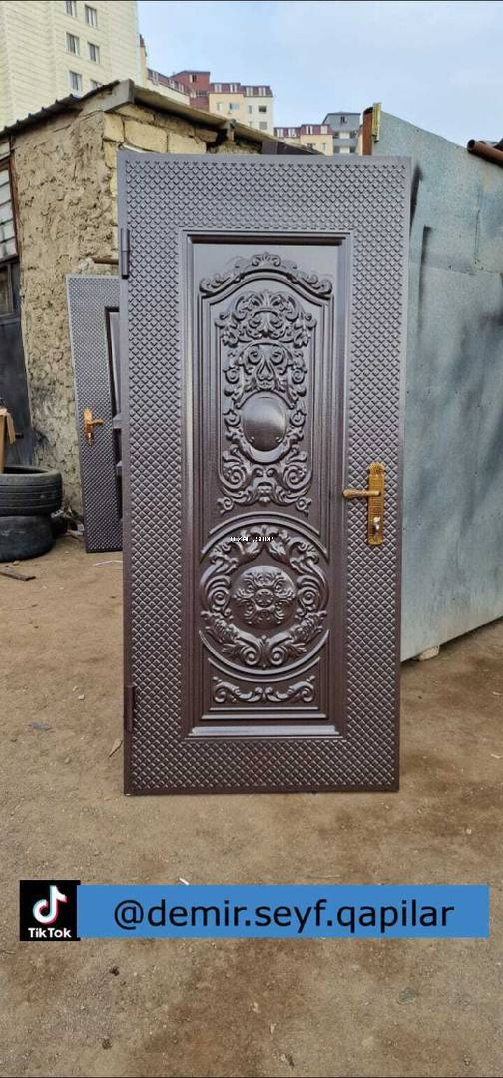 Seyf qapılar Münasib qapılar Dəmir qapı Ev qapıları Çöl qapısı - şəkil 5