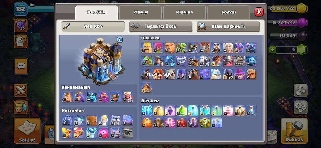 Clash of Clans hesabı – bələdiyyə 18 qiyməti sondur bu ayki altın - şəkil 2