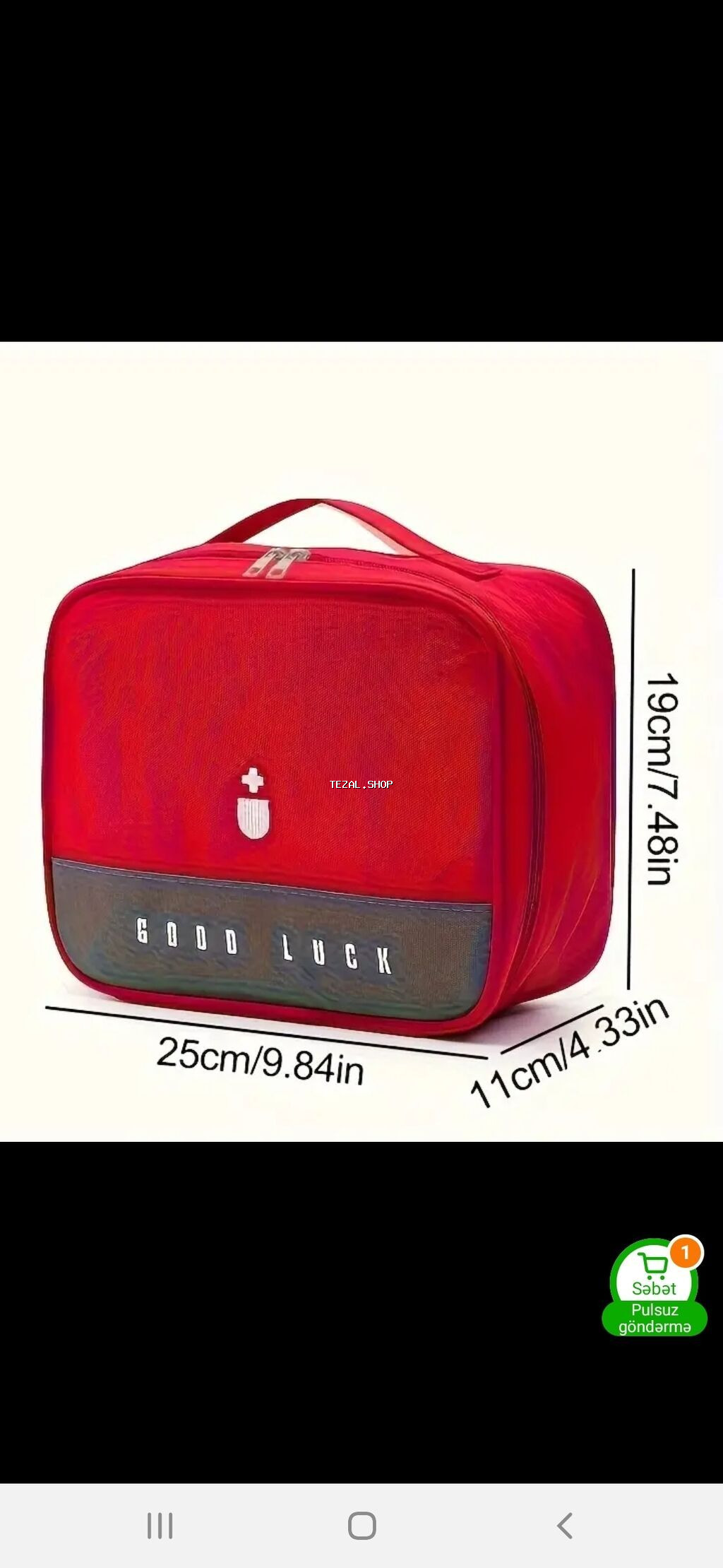 Içi geniş bölməli apteçka - şəkil 3