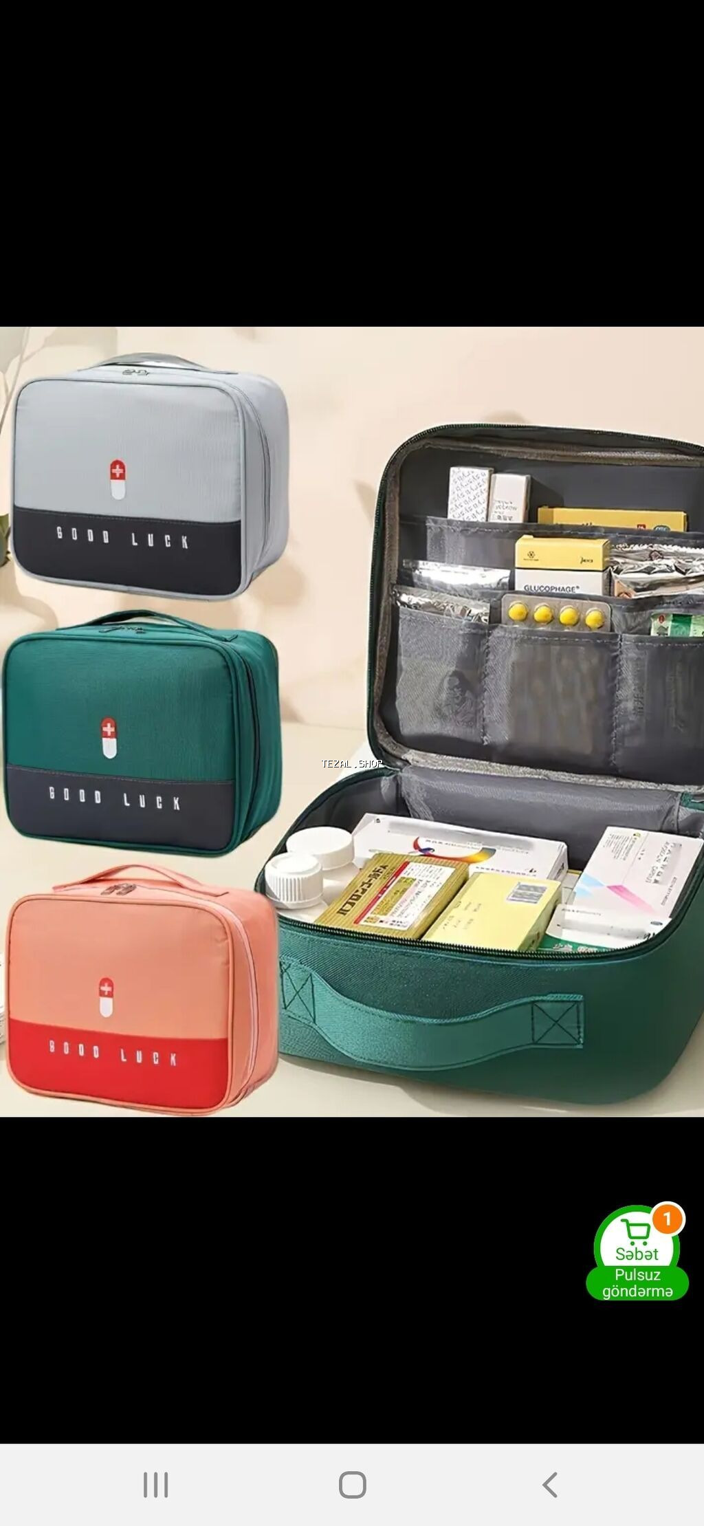 Içi geniş bölməli apteçka - şəkil 4