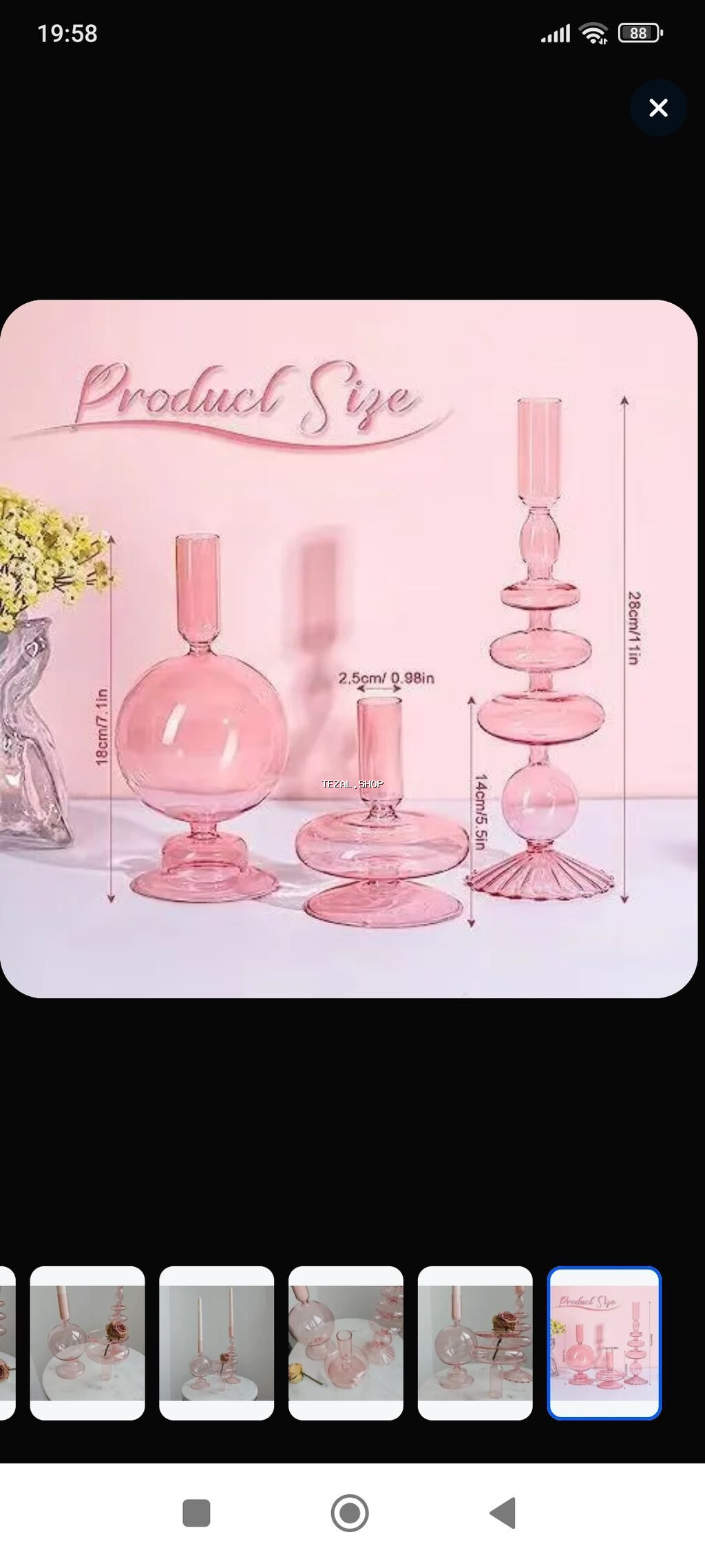 Подсвечники HO-MME новые в упаковке - şəkil 2