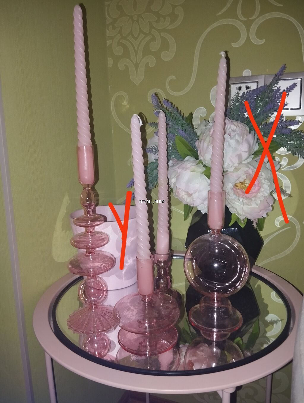 Подсвечники HO-MME новые в упаковке - şəkil 3