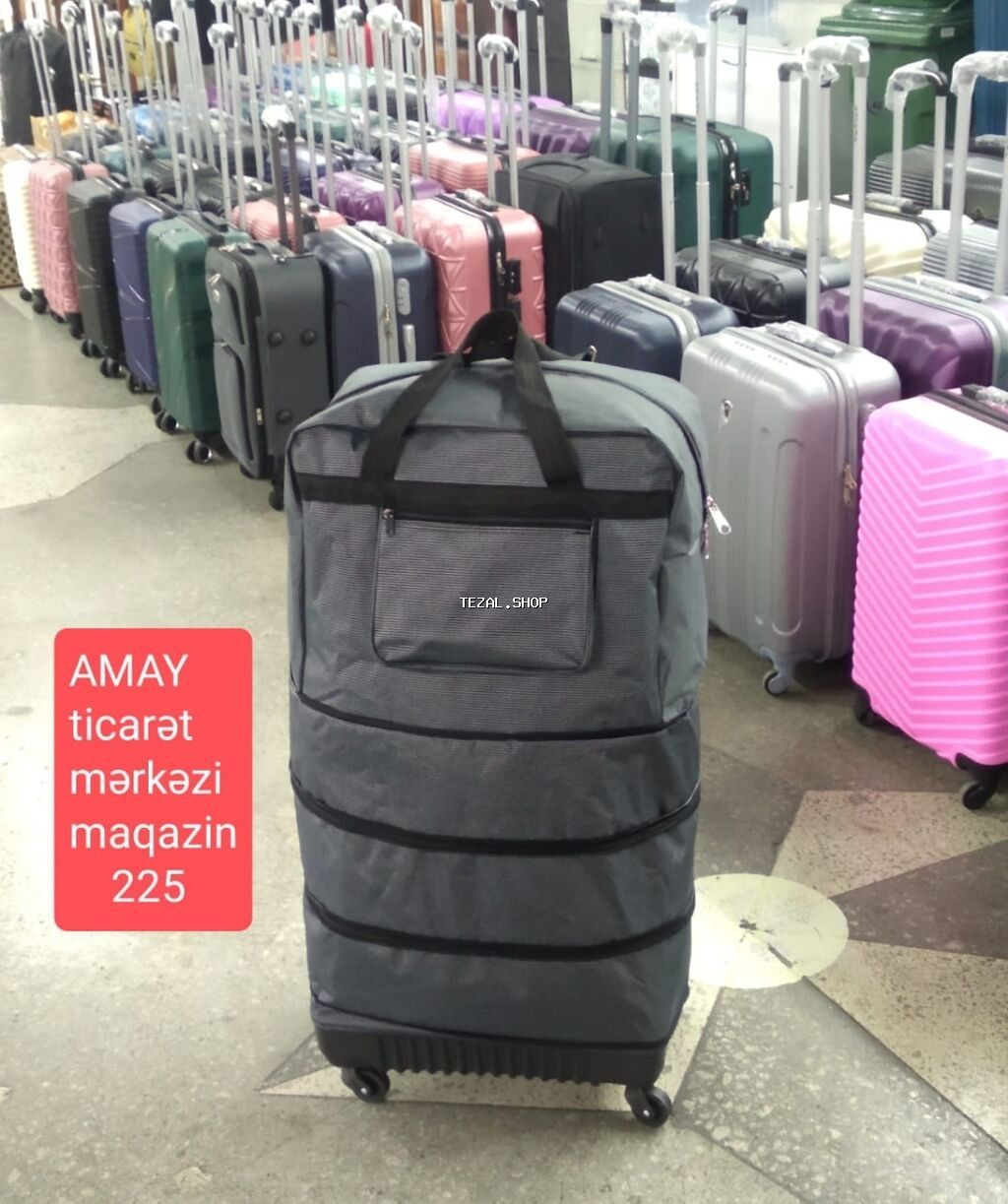 Çanta. Yeni. Təkərli və yığılan çanta. Şəhər içi çatdırılma 5m - şəkil 3