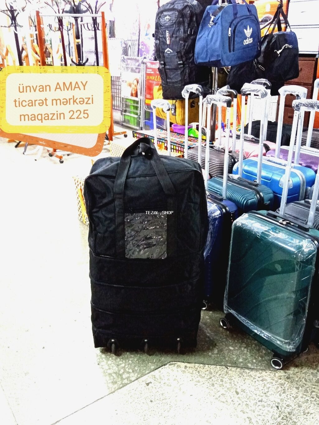 Çanta. Yeni. Təkərli və yığılan çanta. Şəhər içi çatdırılma 5m - şəkil 4