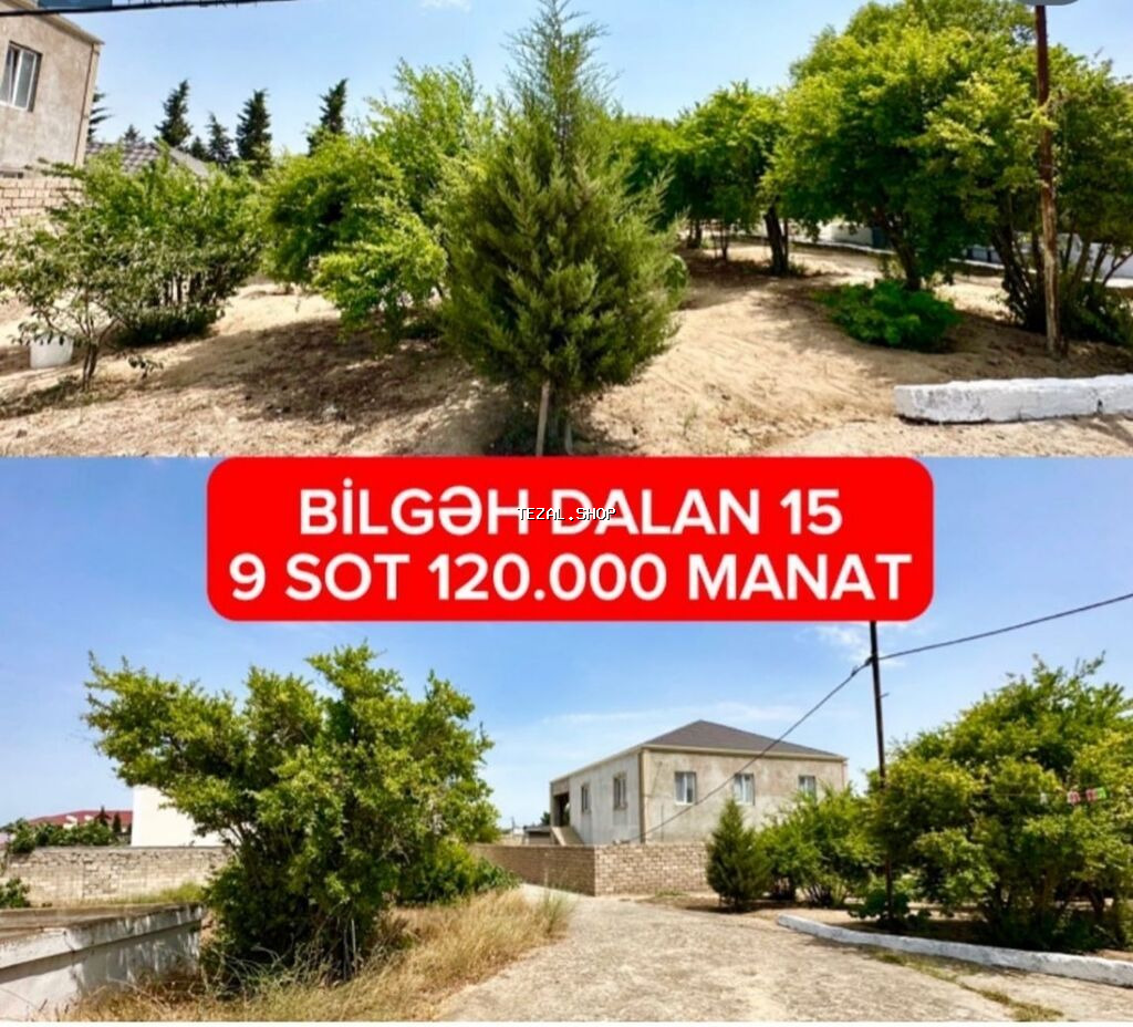 Bakı, Bilgəh qəs., 9000 kv. m, 2 otaqlı