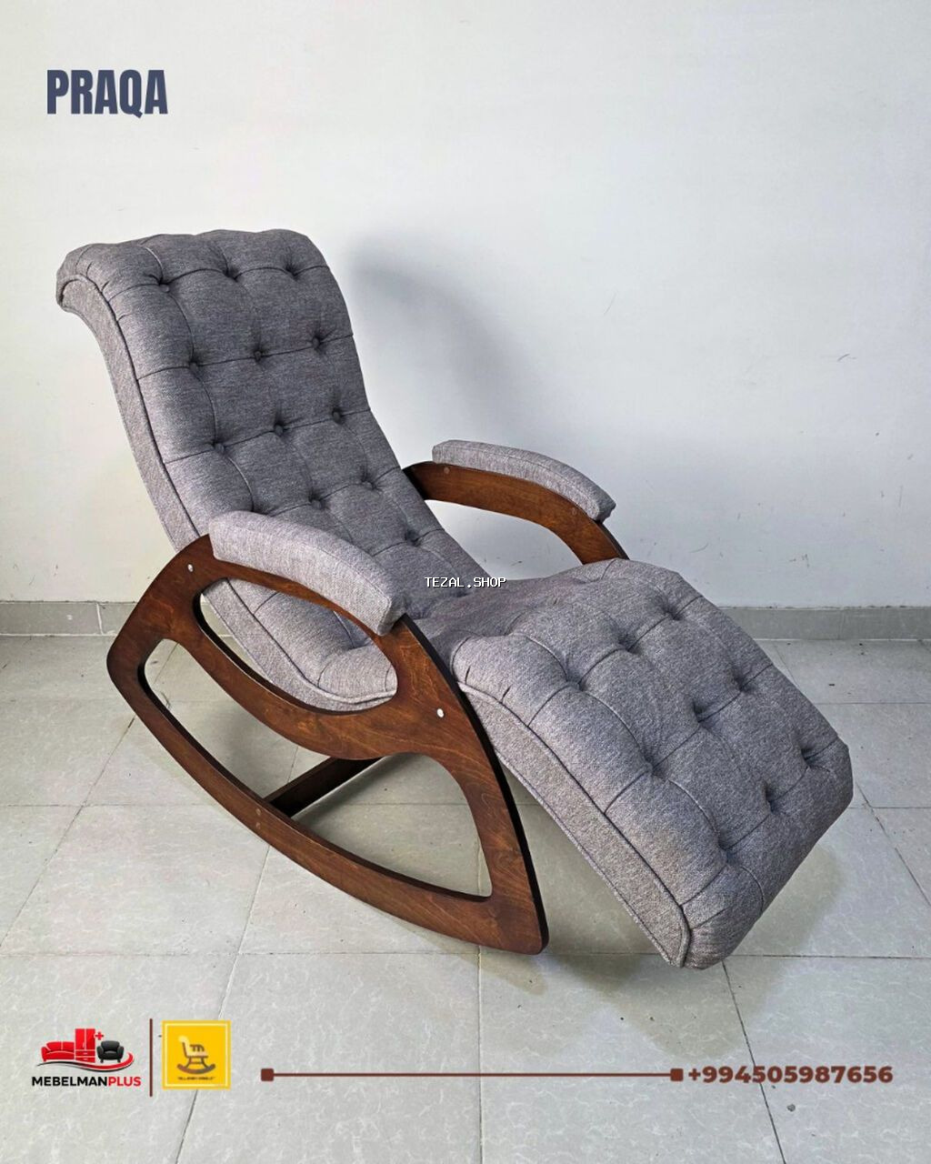 Yeni, Kreslo-kaçalka, Parça, Kredit var, Şəhərdaxili pulsuz çatdırılma - şəkil 4