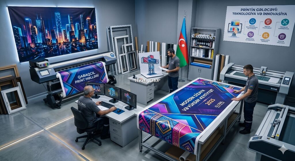 Banner,vinil çapı,dizaynı və quraşdırılması - şəkil 4