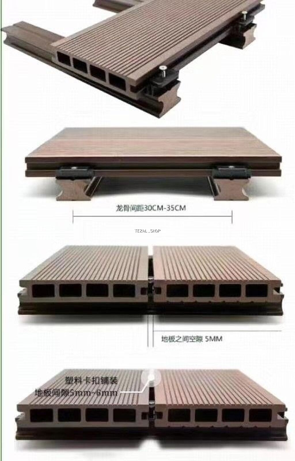 Fix Home — kompozit lövhələrin (WPC) döşənməsi ✔ Teraslar ✔ Hovuz - şəkil 4