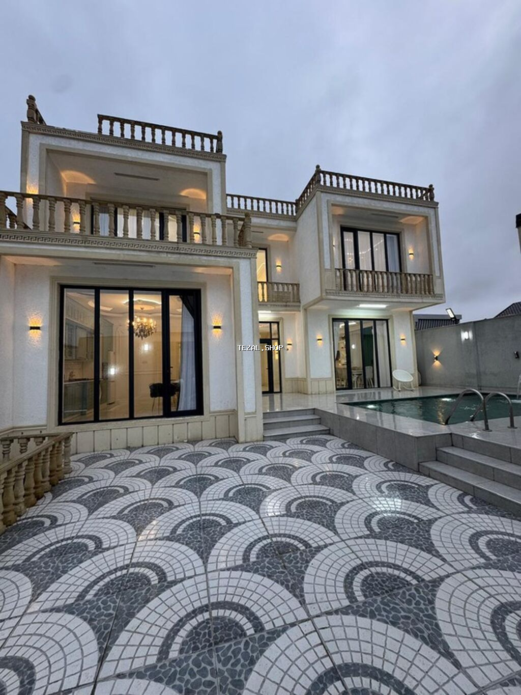 120 kv. m, 3 otaqlı, Kombi, Qaz, İşıq