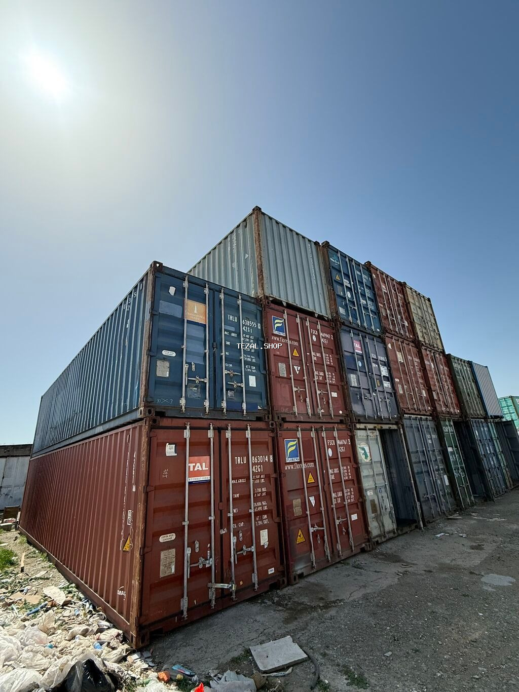 Dəmir konteynerlerin satısı
