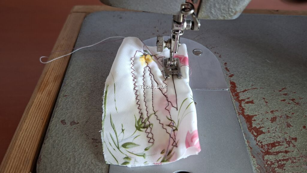 Tikiş maşını Chayka, İşlənmiş,Elektromexaniki, Ünvandan götürmə - şəkil 2