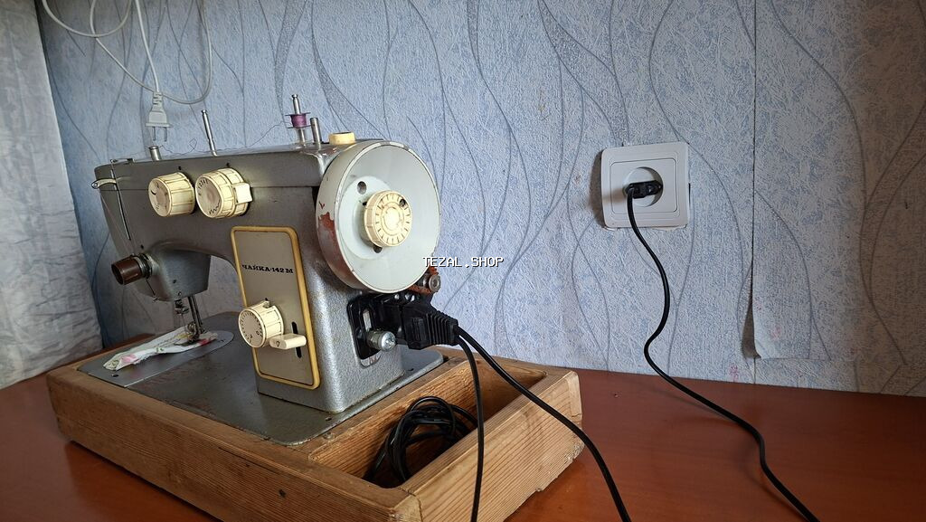 Tikiş maşını Chayka, İşlənmiş,Elektromexaniki, Ünvandan götürmə - şəkil 3