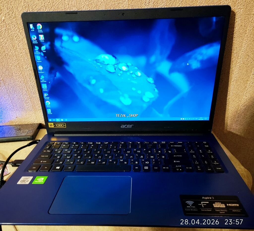 Acer Aspire A315-57G | i3 10-cu nəsil ⚡ 8GB RAM 🚀 240GB SSD+500GB HDD