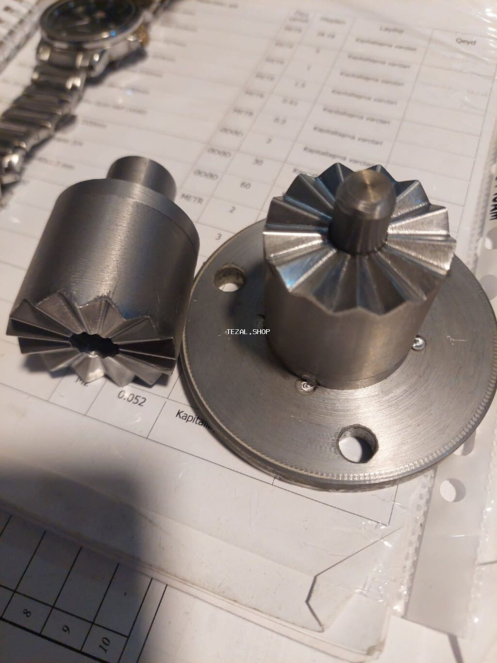 Torna Lazer kəsim avadanlığı və CNC frezdə detalların dəqiq və - şəkil 5