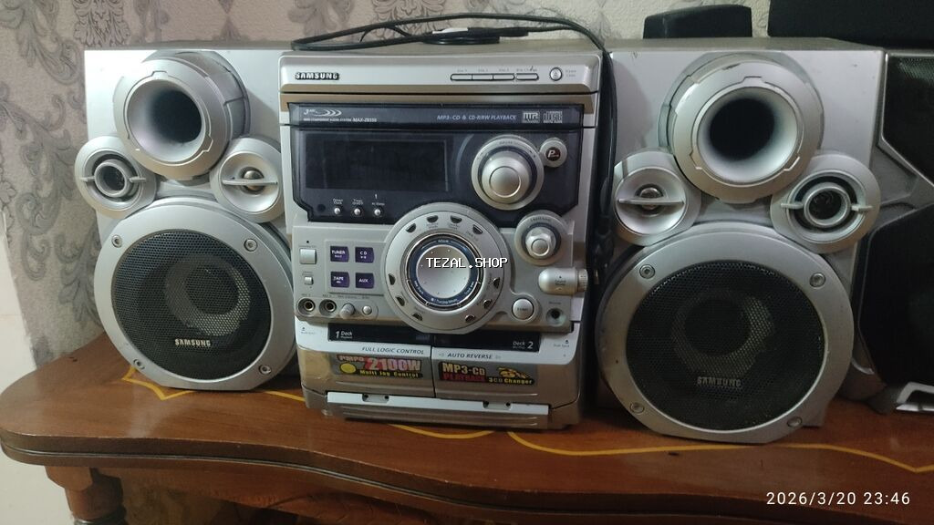 Musiiq merkezi Telefonla auxlada qosulmaq olur. kalonkasiz 50 aznede