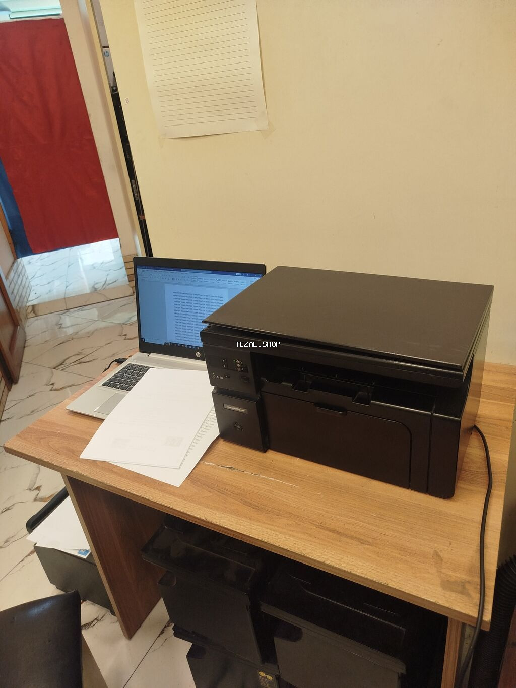 Hp laserjet 1132 3/1də çap,copy,skan heçbir problemi yoxdur tam - şəkil 4