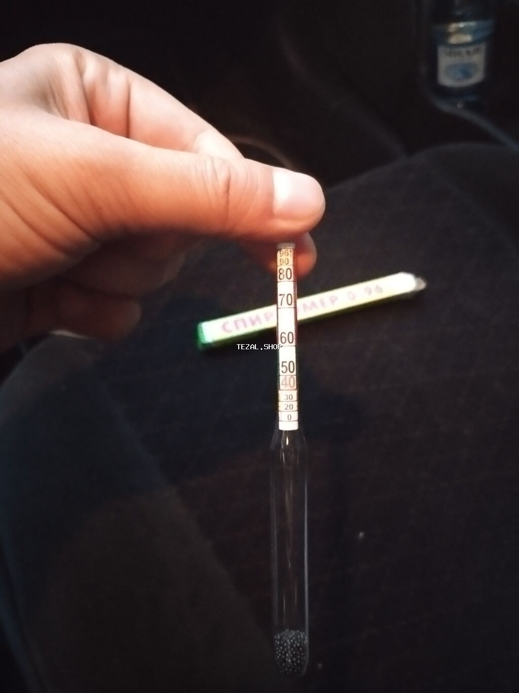 Spirtomer. Spirtin qradusunu olcmek ucundur. Rusiya istehsalidir - şəkil 2