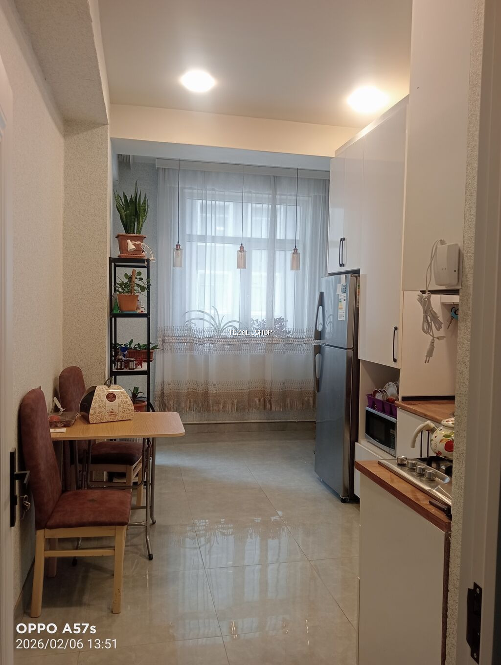 3 otaqlı mənzil – işıqlı və səliqəli planlama.Kiraye ancaq xanimlara - şəkil 3