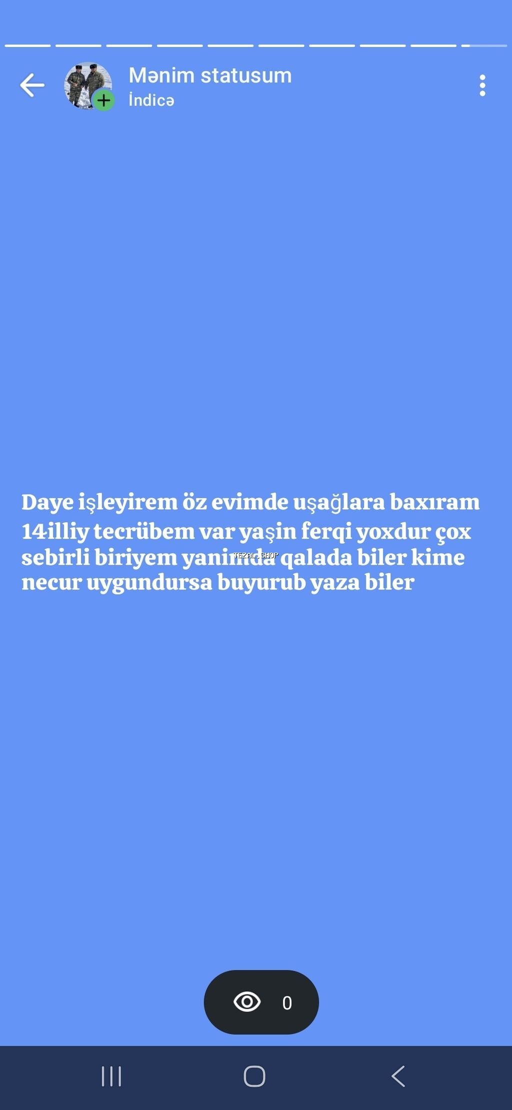 Uşaq baxımı xidməti – dayə - Öz evimdə uşaqlara baxıram - 14 illik