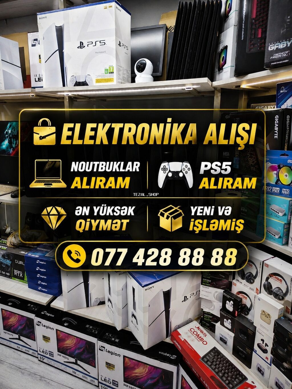 Yuksek qiymete noutbuk ve ps5 alisi teklif edin yeni ve islemis