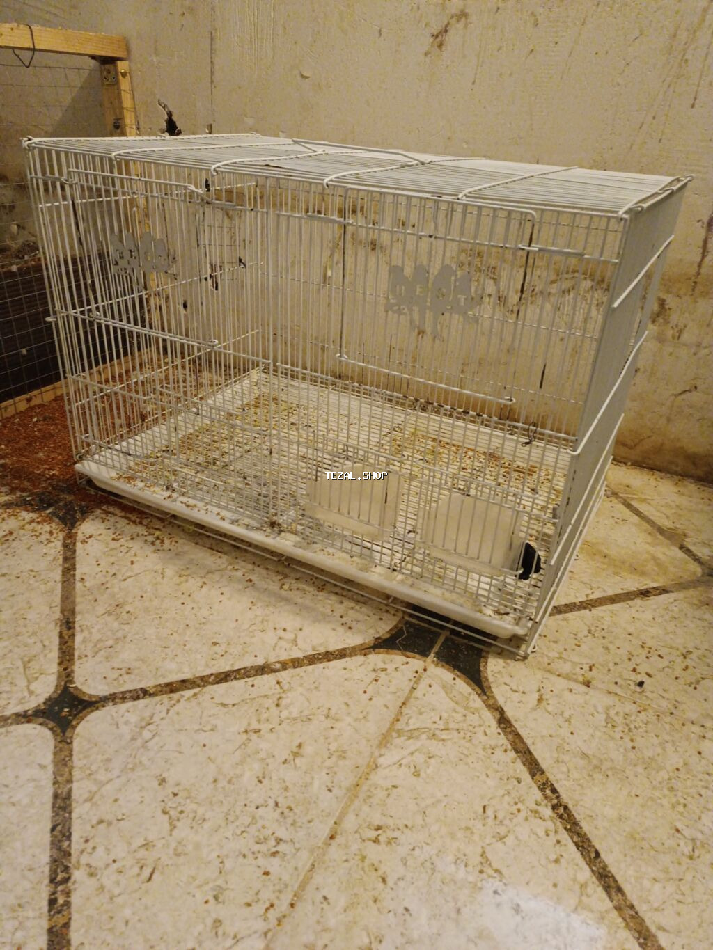 Quş qəfəs ara kesmeli. iki edet qalib qiymet birine aitdir