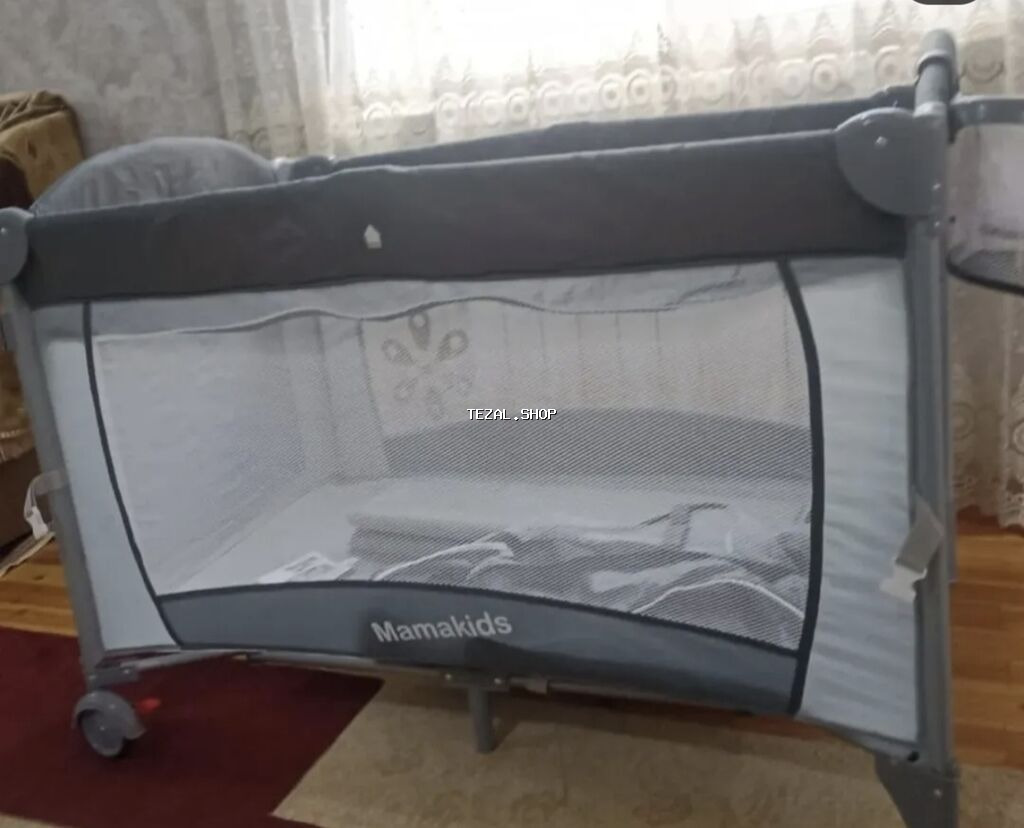 Manej uşaq beşiyi, az istifadə olunub, mastarı da var. Yerimiz dar