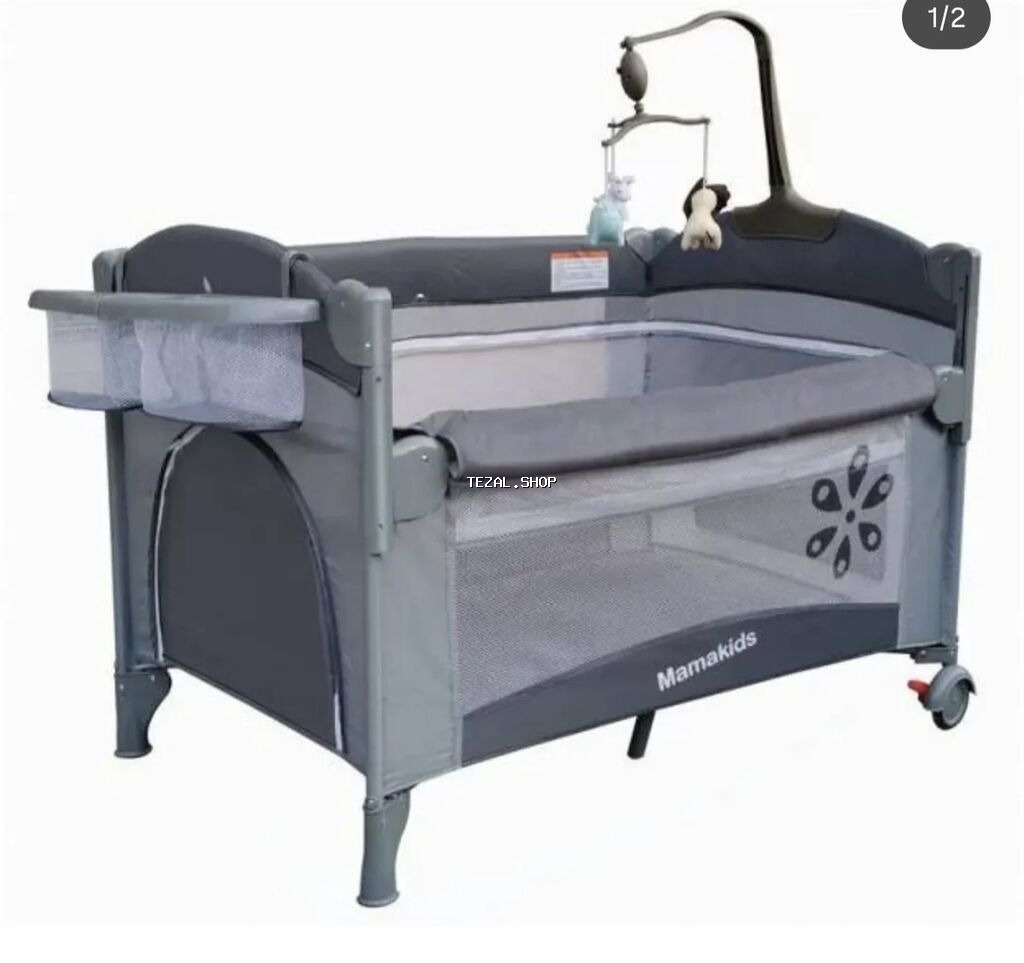 Manej uşaq beşiyi, az istifadə olunub, mastarı da var. Yerimiz dar - şəkil 2