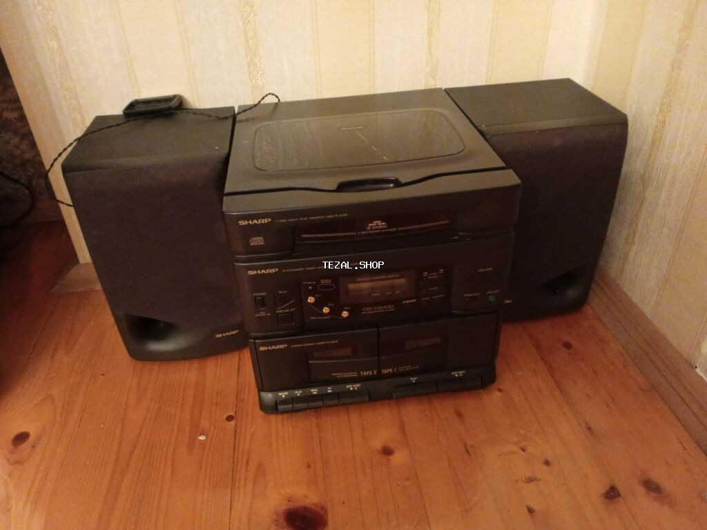 Şarp musiqi mərkəzi,işləkdir