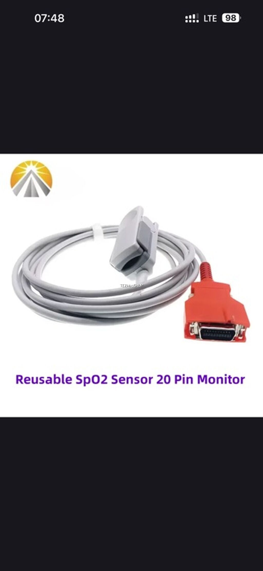 Masimo Trionara Vitus Rainbow üçün 20 Pin SpO2 sensor Uyğunluq