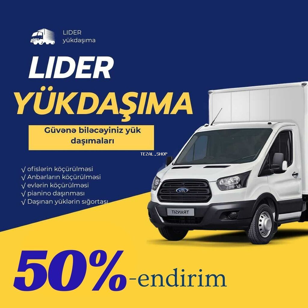 Yük daşima xidməti,Lider yükdasima xidmeti Həftənin 7 günü 24 saat