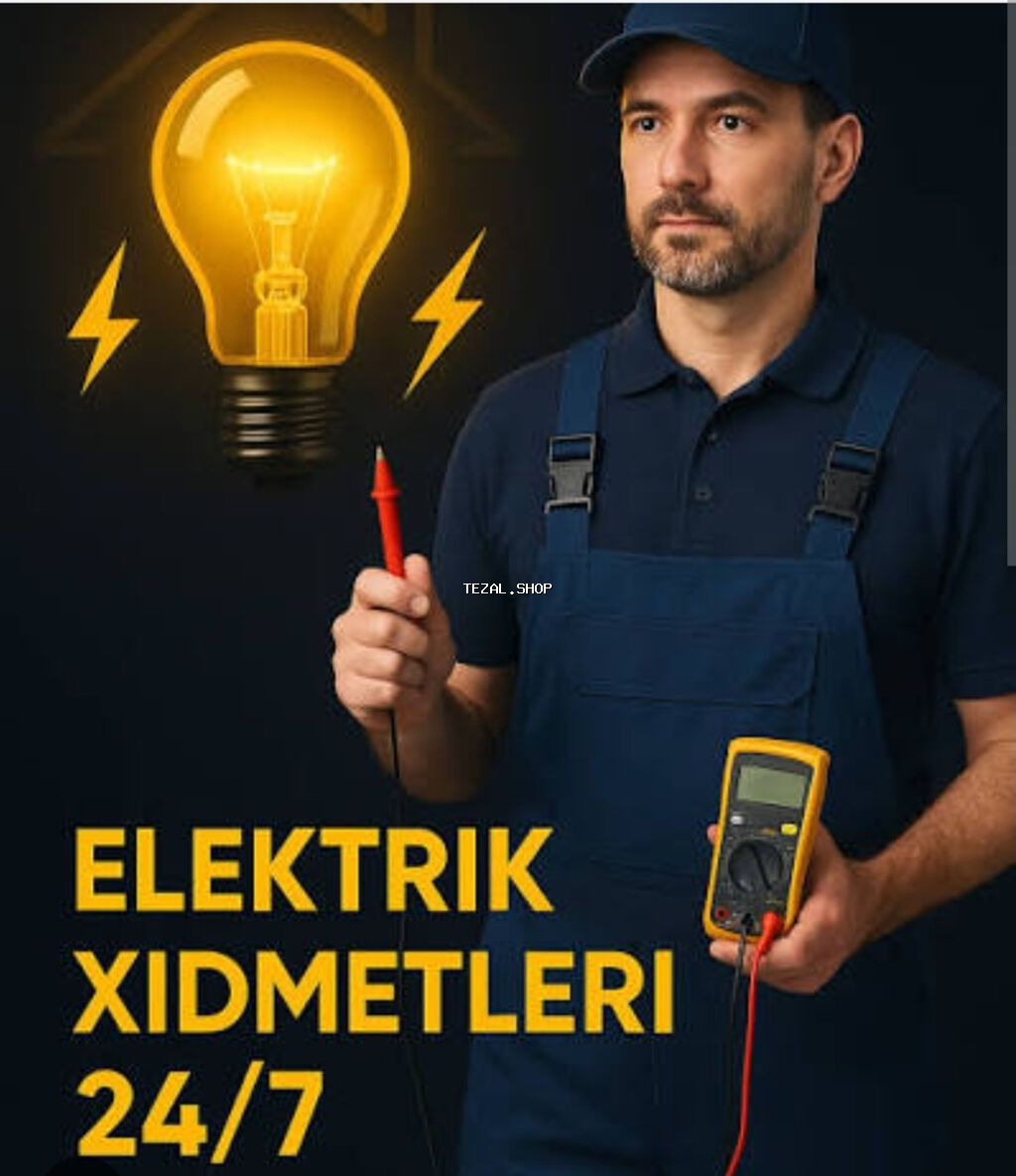 Elektrik,santexnik,məişet eşyalarinin temiri.Münasib qiymət - şəkil 2