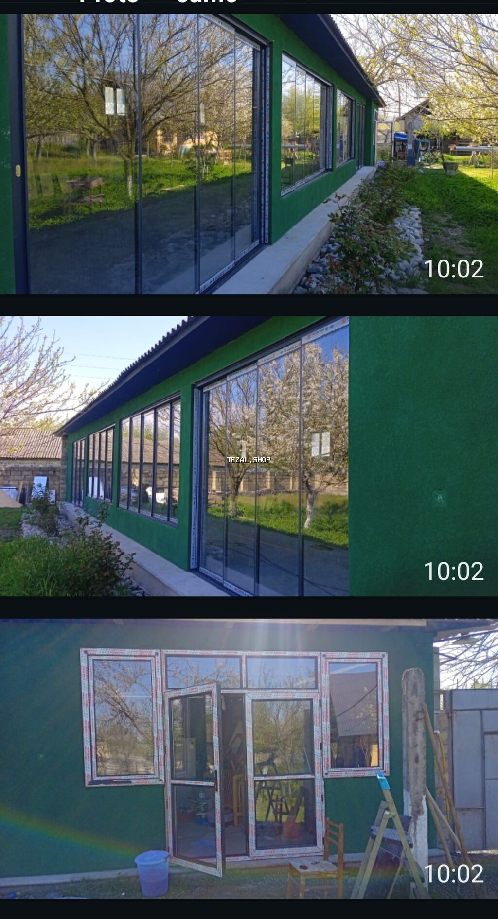 CAM BALKON. SÜRGÜLÜ. KATLANAN. PLASTİK-ALÜMİNİUM - şəkil 2